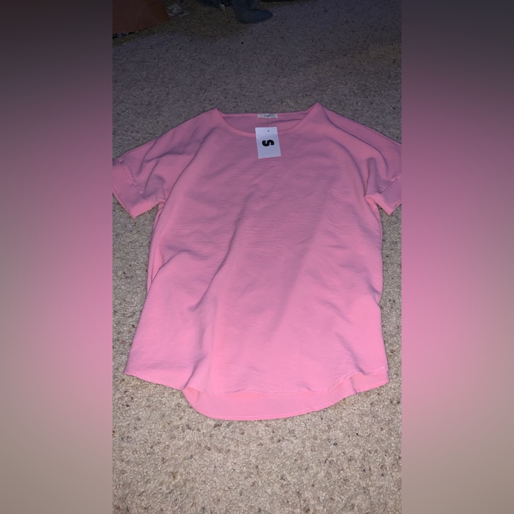 Pink tshirt from boutique.